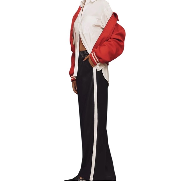 Maeve Faux Leather Pull-On Track Pants Size Small NWT - Picture 9 of 9